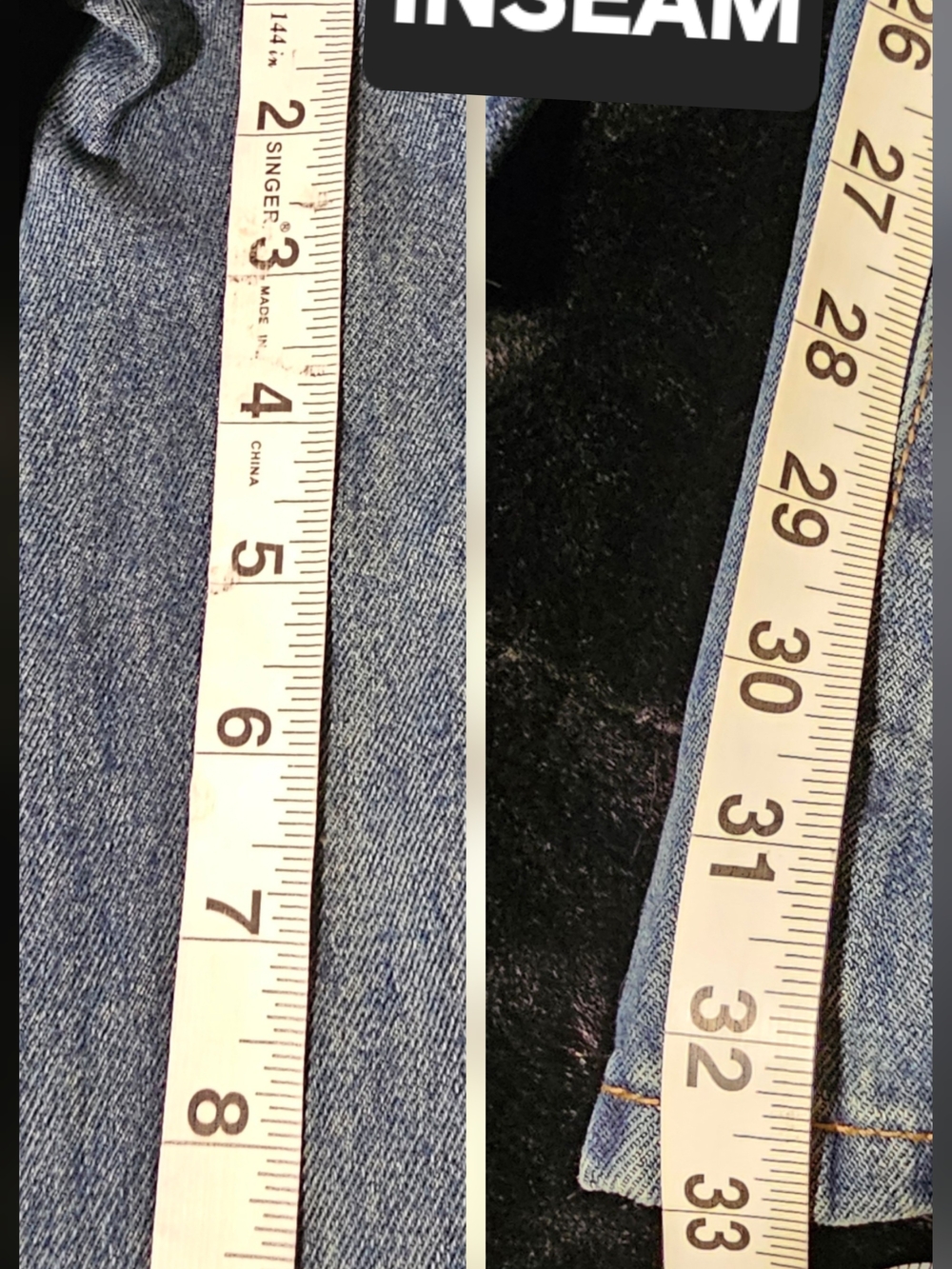Cider Wide-Leg Denim Jeans in Faded Blue - Picture 5 of 7
